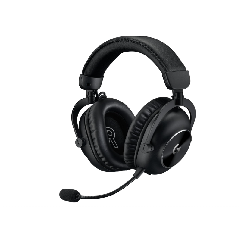 Logitech G PRO X 2 Lightspeed Wireless Gaming Headset: Detachable Boom Mic, 50mm Graphene Drivers, DTS:X Headphone 2.0—7.1 Surround, Bluetooth/USB/3.5mm Aux, for PC, PS5, PS4, Nintendo Switch - Black